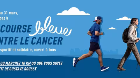 La course bleue contre le cancer