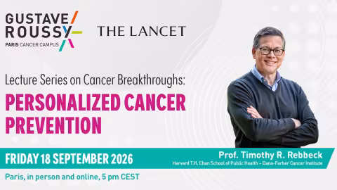 Flyer évènement - Personalized cancer prevention