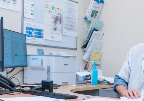 Photographie - médecin en consultation