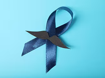 Cancers masculins ruban bleu