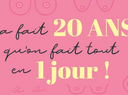 Ça fait 20 ans qu’on fait tout en 1 jour !