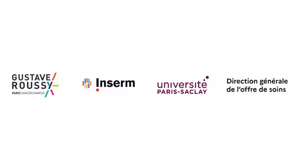 Logos Gustave Roussy Inserm Université Paris-Saclay DGOS